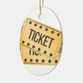 映画チケット セラミックオーナメント (左)
