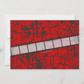 映画チケット ホラー映画パーティー 入場招待 招待状 (裏面)