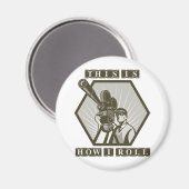 映画テレビカメラディレクター マグネット (正面/裏面)