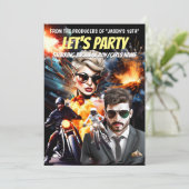 映画テーマの悪役ヒーローのアクションアドベンチャー 招待状 (スタンド正面)