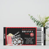 映画テーマの誕生日の招待 招待状 (スタンド正面)