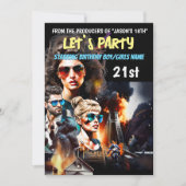 映画テーマアクションドラマポスター大人の誕生日 招待状 (正面)
