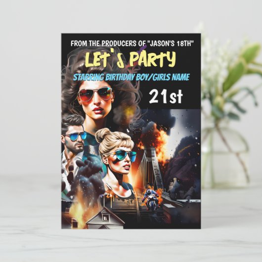 映画テーマアクションドラマポスター大人の誕生日 招待状 (スタンド正面)
