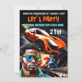 映画テーマハイドラマアクション車ギャング 招待状 (正面)