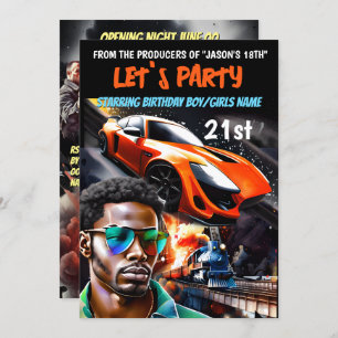 映画テーマハイドラマアクション車ギャング 招待状