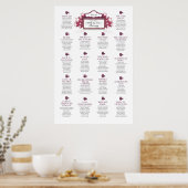 映画テーマ結婚の座席表 ポスター (キッチン)