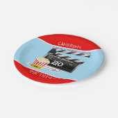 映画テーマ20誕生日 ペーパープレート (アングル)