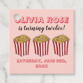 映画ナイトスリープポップコーン誕生日パーティー フェイバータグ