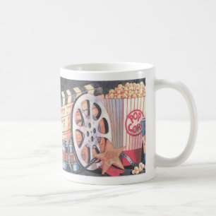 映画ナイトフィルムフェスティバルコーヒーティーマグカップ コーヒーマグカップ