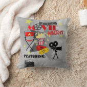 映画ナイトホームシアターデザイン クッション (ブランケット)