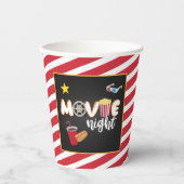 映画ナイト紙カップ 紙コップ (正面)