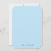 映画ナイト誕生日 招待状 (裏面)