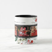 映画ネガティブクリスマスフォトカード マグカップ (中央)