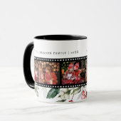 映画ネガティブクリスマスフォトカード マグカップ (正面左)