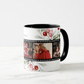 映画ネガティブクリスマスフォトカード マグカップ (正面右)