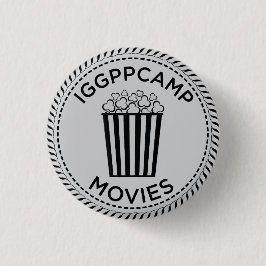 映画バッジに沿うIGGPPCampの腕時計 缶バッジ