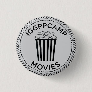 映画バッジに沿うIGGPPCampの腕時計 缶バッジ