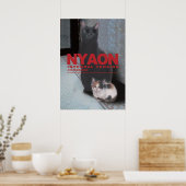 映画パロディ　ニャオン ポスター (キッチン)