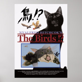 映画パロディ　鳥！？ ポスター
