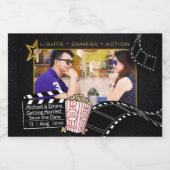 映画パーソナライズされたのスター枠 フードラベル (シングルラベル)