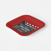 映画パーソナライズされたクラップボード紙プレート ペーパープレート (傾斜あり)