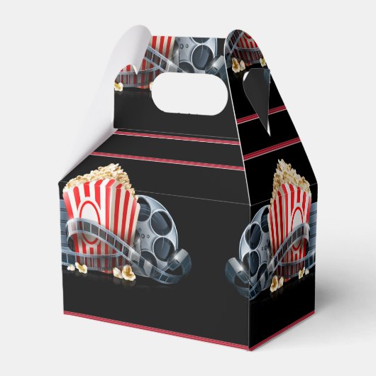 映画パーソナライズされたナイトポップコーンゲーブルビーフボックス フェイバーボックス (裏面サイド)