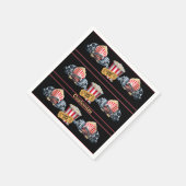 映画パーソナライズされたナイトポップコーンナプキンズ スタンダードカクテルナプキン (角)