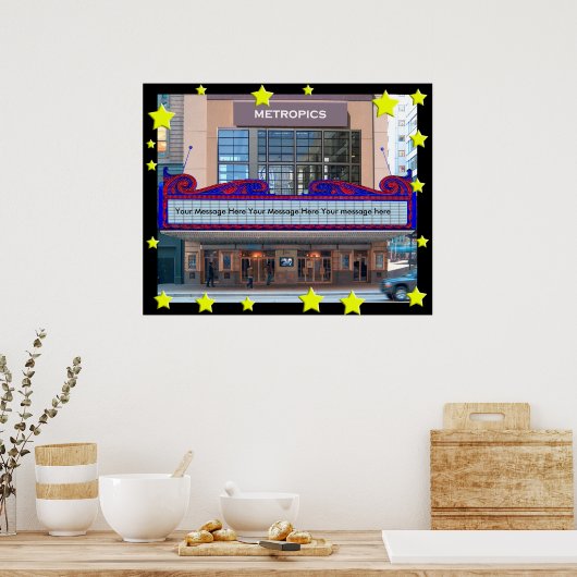 映画パーソナライズされたマーキーポスター(45キャラクター) ポスター (キッチン)