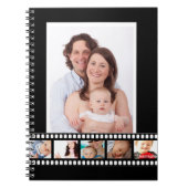 映画パーソナライズされたリールフォトコラージュカスタムDIY ノートブック (正面)