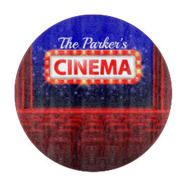 映画パーソナライズされた劇場シネマファミリールーム カッティングボード