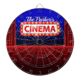 映画パーソナライズされた劇場シネマファミリールーム ダーツボード