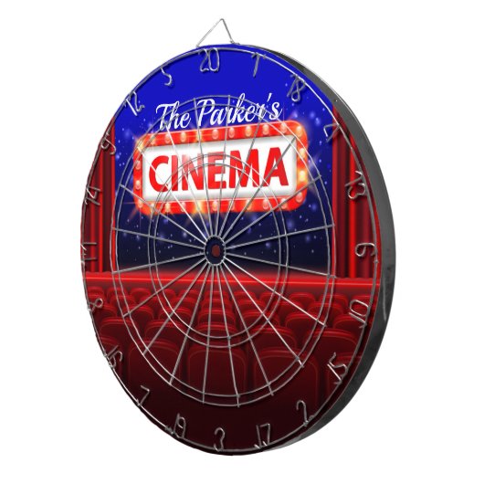 映画パーソナライズされた劇場シネマファミリールーム ダーツボード (正面右)