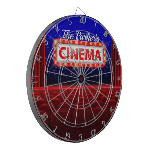 映画パーソナライズされた劇場シネマファミリールーム ダーツボード (正面左)