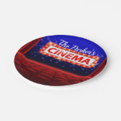 映画パーソナライズされた劇場シネマファミリールーム ペーパープレート (アングル)