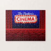 映画パーソナライズされた館シネマファミリールーム ジグソーパズル (横)