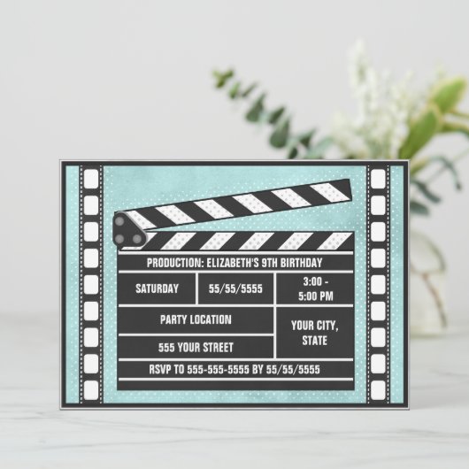 映画パーティーの下見板の青 招待状 (スタンド正面)