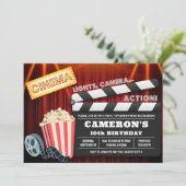 映画パーティーの招待状 ムービーイブニング 招待状 (スタンド正面)