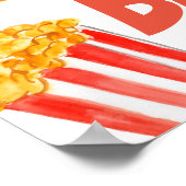 映画パーティーポップコーンバーのポスターのサイン ポスター (角)