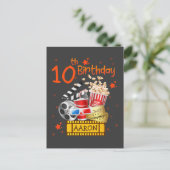 映画パーティー シネマ 劇場 誕生日 お揃い ポストカード (スタンド正面)