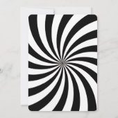 映画パーティー 映画鑑賞会 誕生日 ご招待 招待状 (裏面)