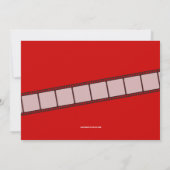 映画パーティー 誕生日パーティー 入場チケット 招待状 (裏面)