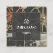 映画ビデオフィルムメーカー スクエア名刺 (正面)