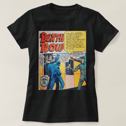 映画ファンの男性素晴らし女性死刑行レコード Tシャツ (デザイン正面)