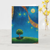 映画フィルムの写真撮影の芸術のおもしろいの風景画 カード (黄色い花)