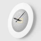 映画フィルムの巻き枠 ラージ壁時計 (傾斜)