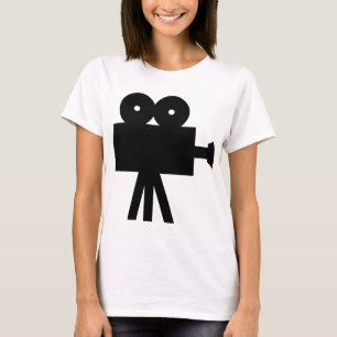 映画フィルムのCineのカメラハリウッド Tシャツ