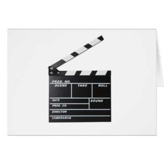 映画フィルムのclapperboard