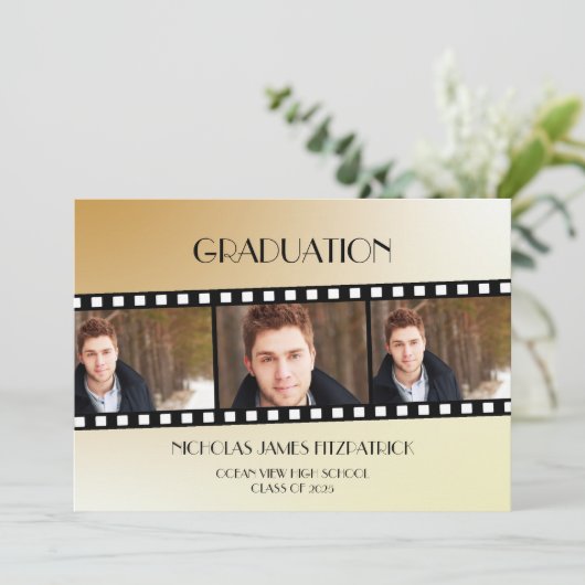 映画フィルムストリップ写真卒業のお知らせ セーブザデート (スタンド正面)