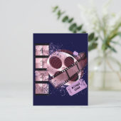 映画フィルムデザイン1点 ポストカード (スタンド正面)