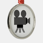 映画フィルムプロジェクター メタルオーナメント (右)